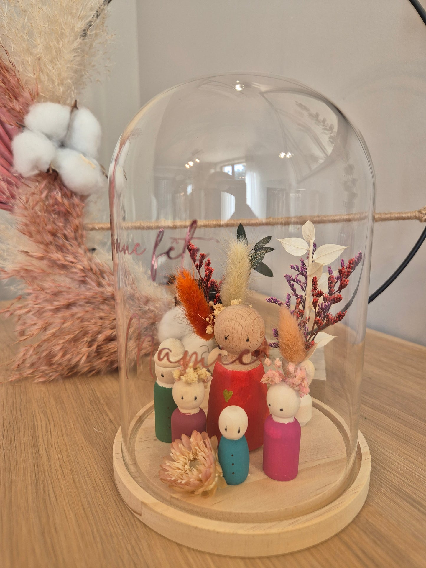 "Trésor de famille" - Cloche en verre