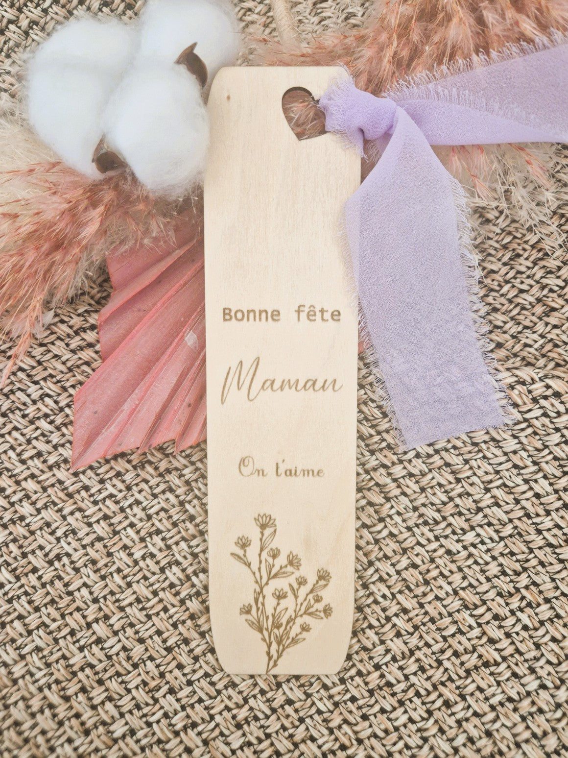 "Tendresse en Bois" - Marque-Page