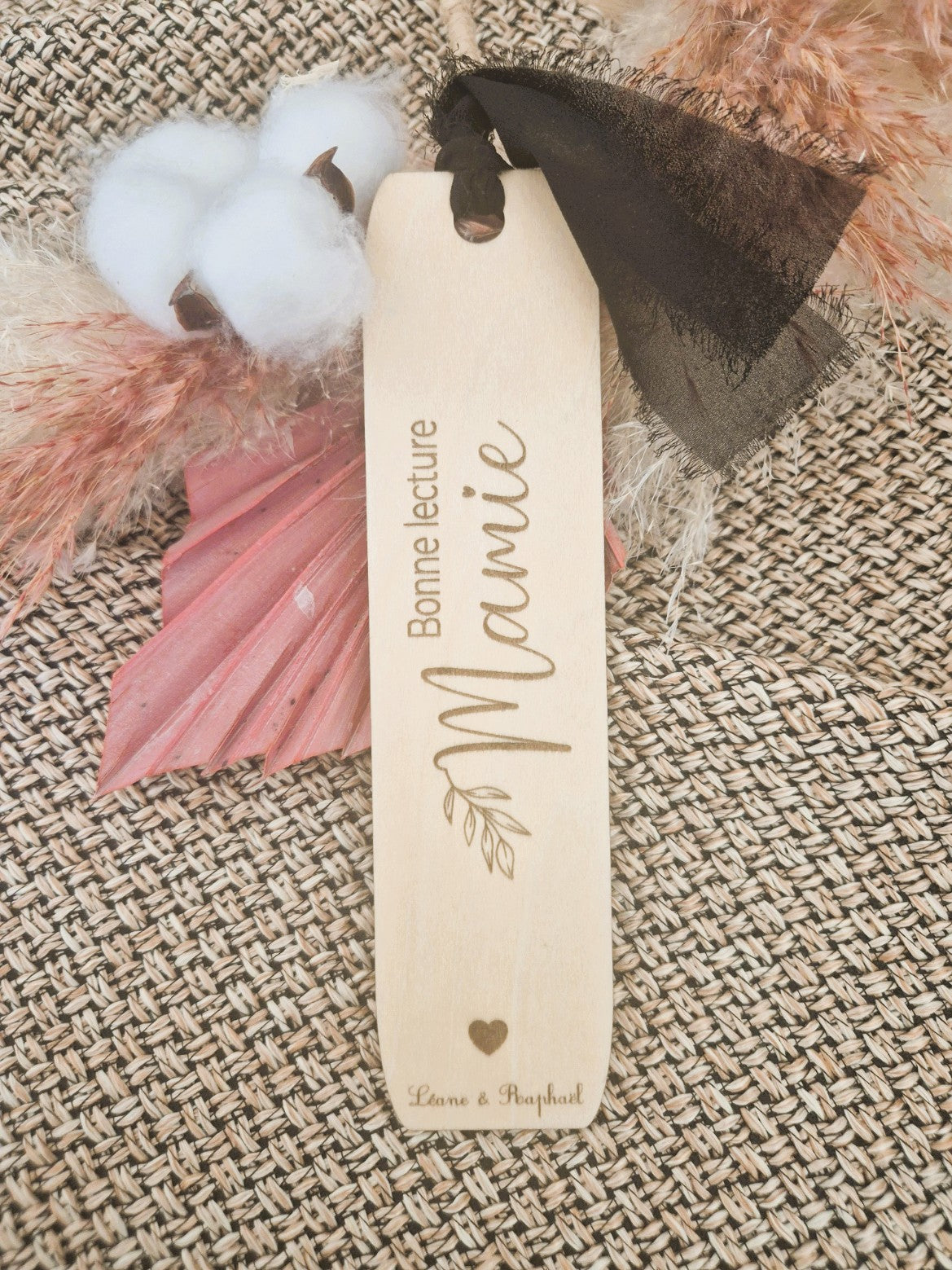 "Tendresse en Bois" - Marque-Page
