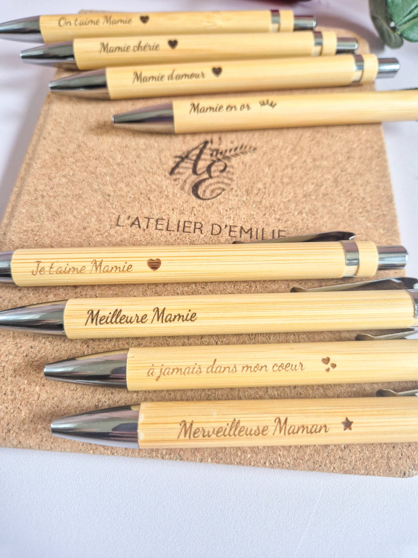 Mémo d’amour – Bloc-notes & stylo personnalisés