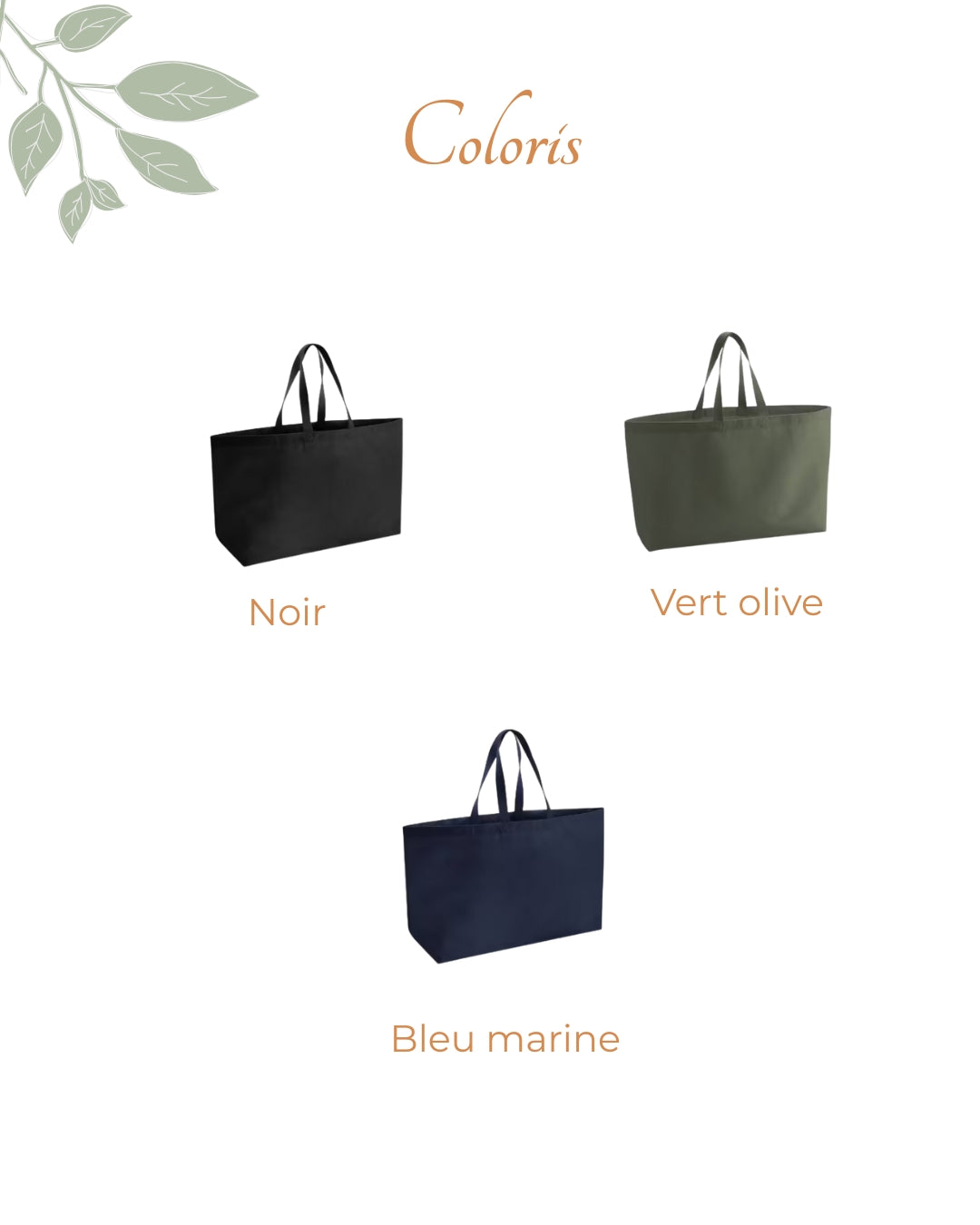 "Family bag" - Sac en coton XXL
