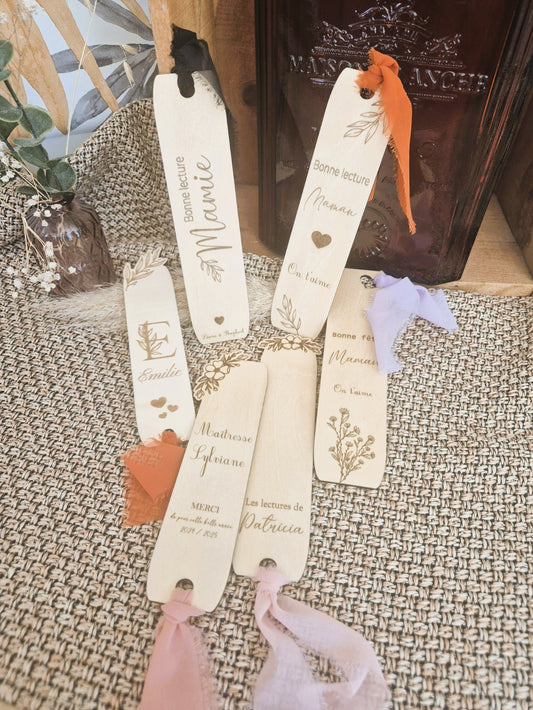 "Tendresse en Bois" - Marque-Page