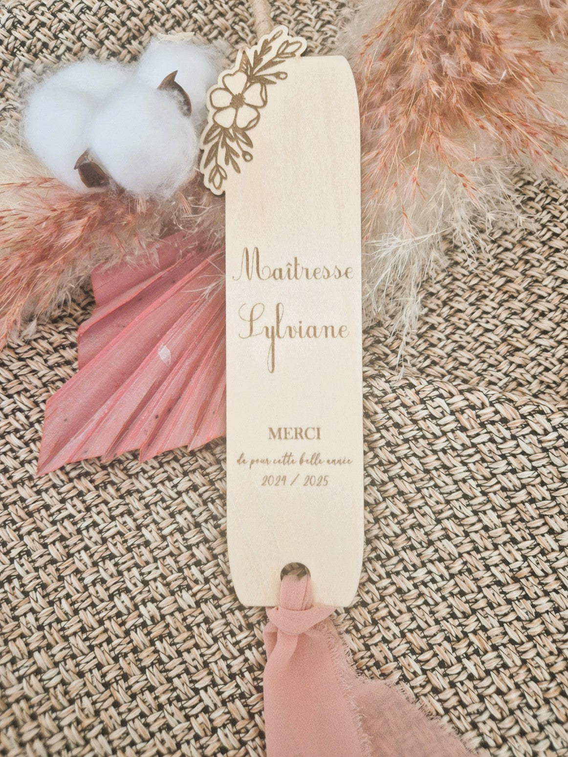 "Tendresse en Bois" - Marque-Page