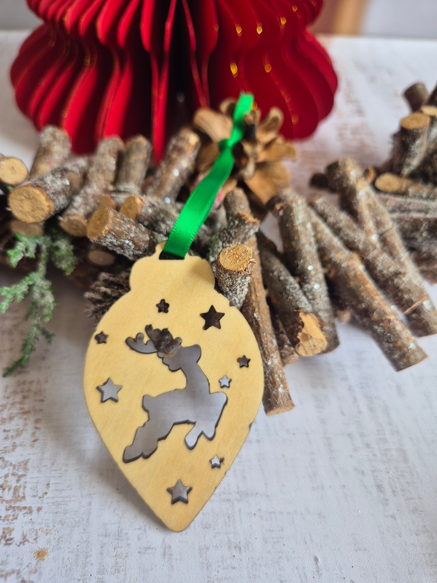 Boule de noël - " Goutte d'hiver"