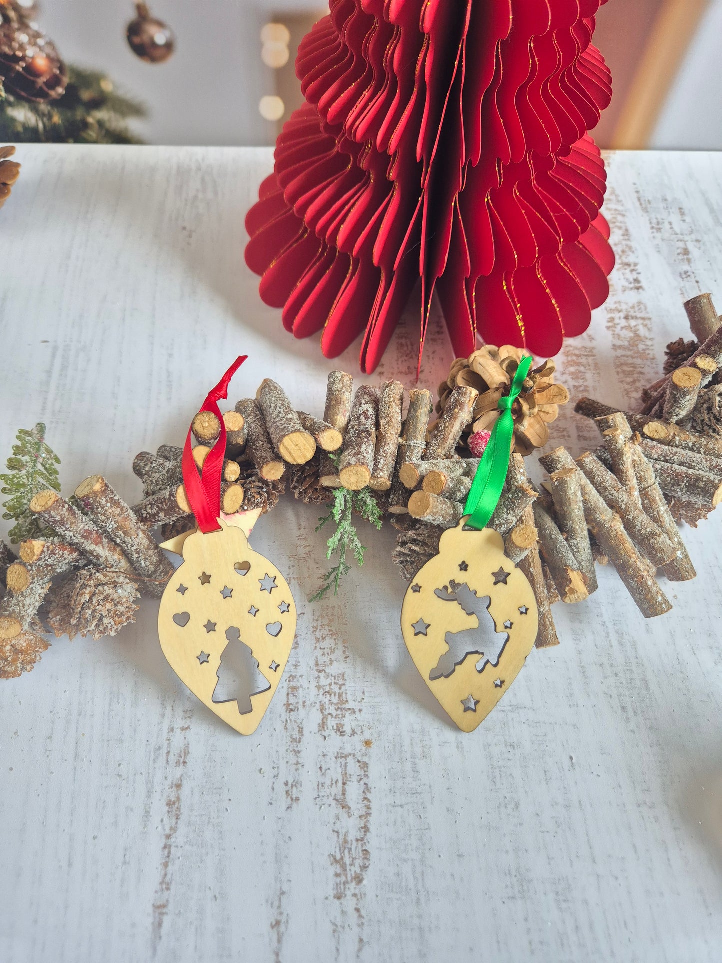 Boule de noël - " Goutte d'hiver"