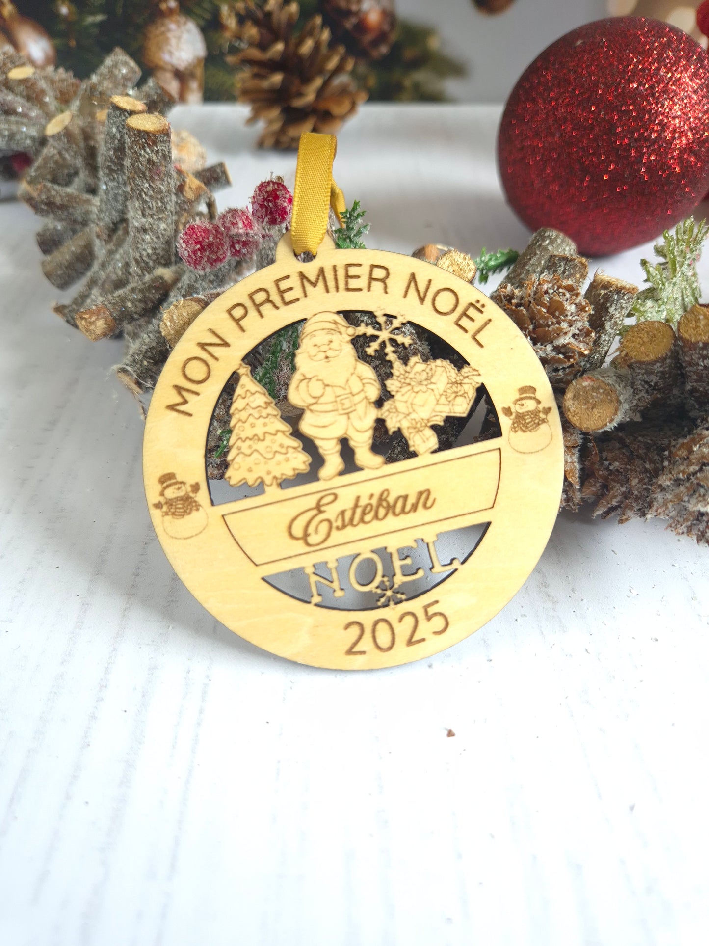 Boule de Noël personnalisée “Mon Premier Noël”