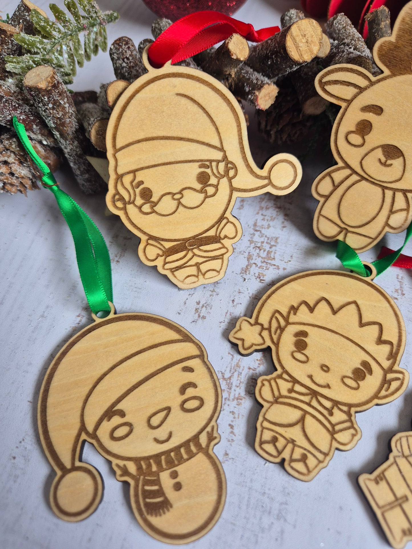 Suspensions de noël - “Petits personnages de fête”