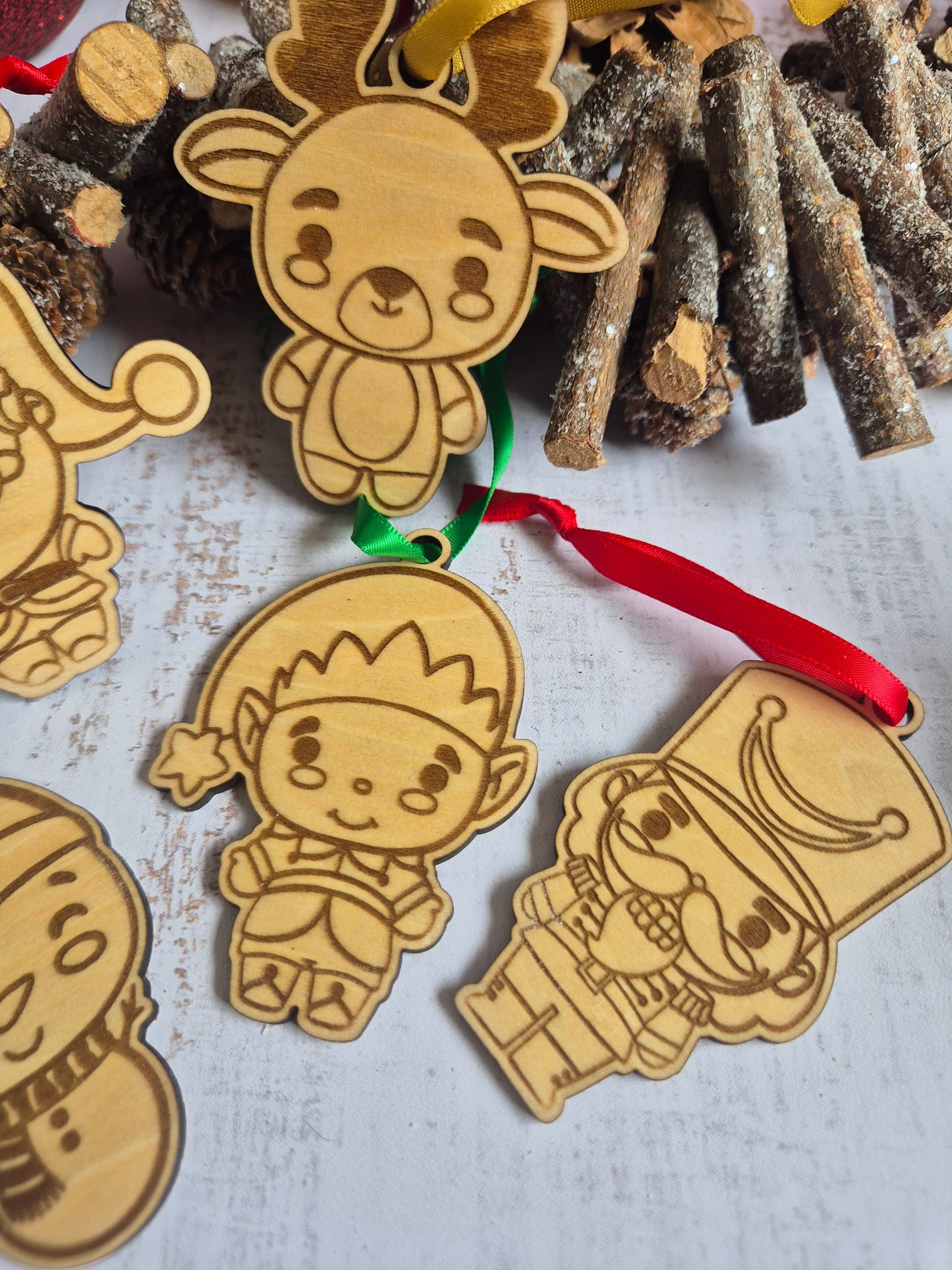 Suspensions de noël - “Petits personnages de fête”