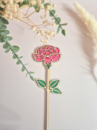 Collection Florale – Fleurs en bois faites main