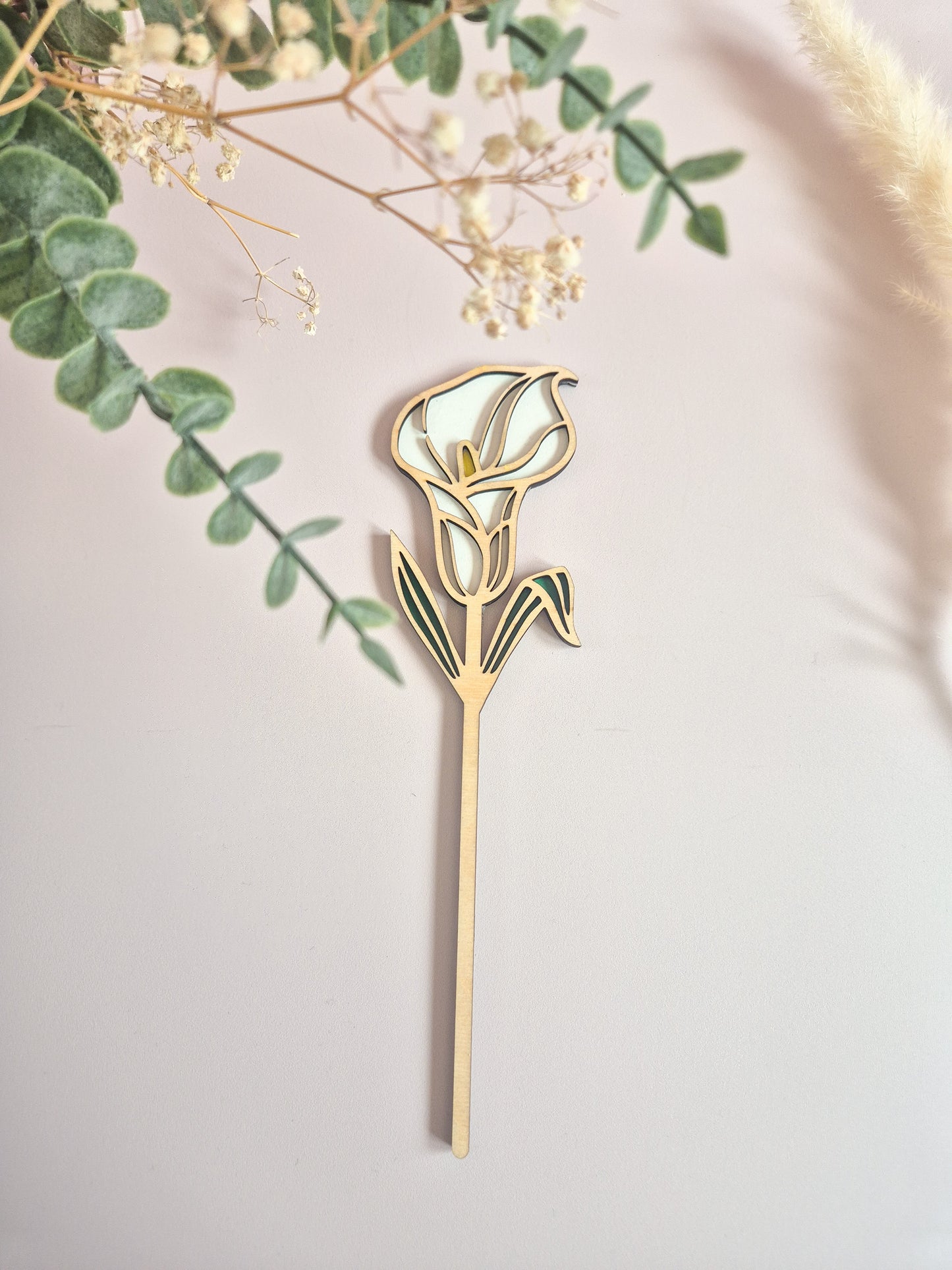 Collection Florale – Fleurs en bois faites main