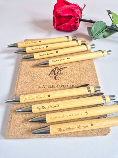 Stylo bois - Spécial Fête des Grands-Mères