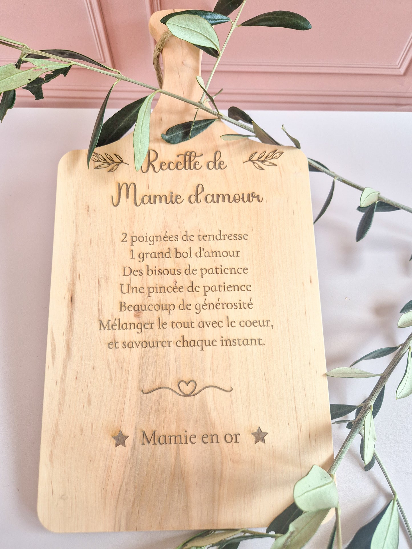 Planche à découper - Spécial Fête des Grands-Mères