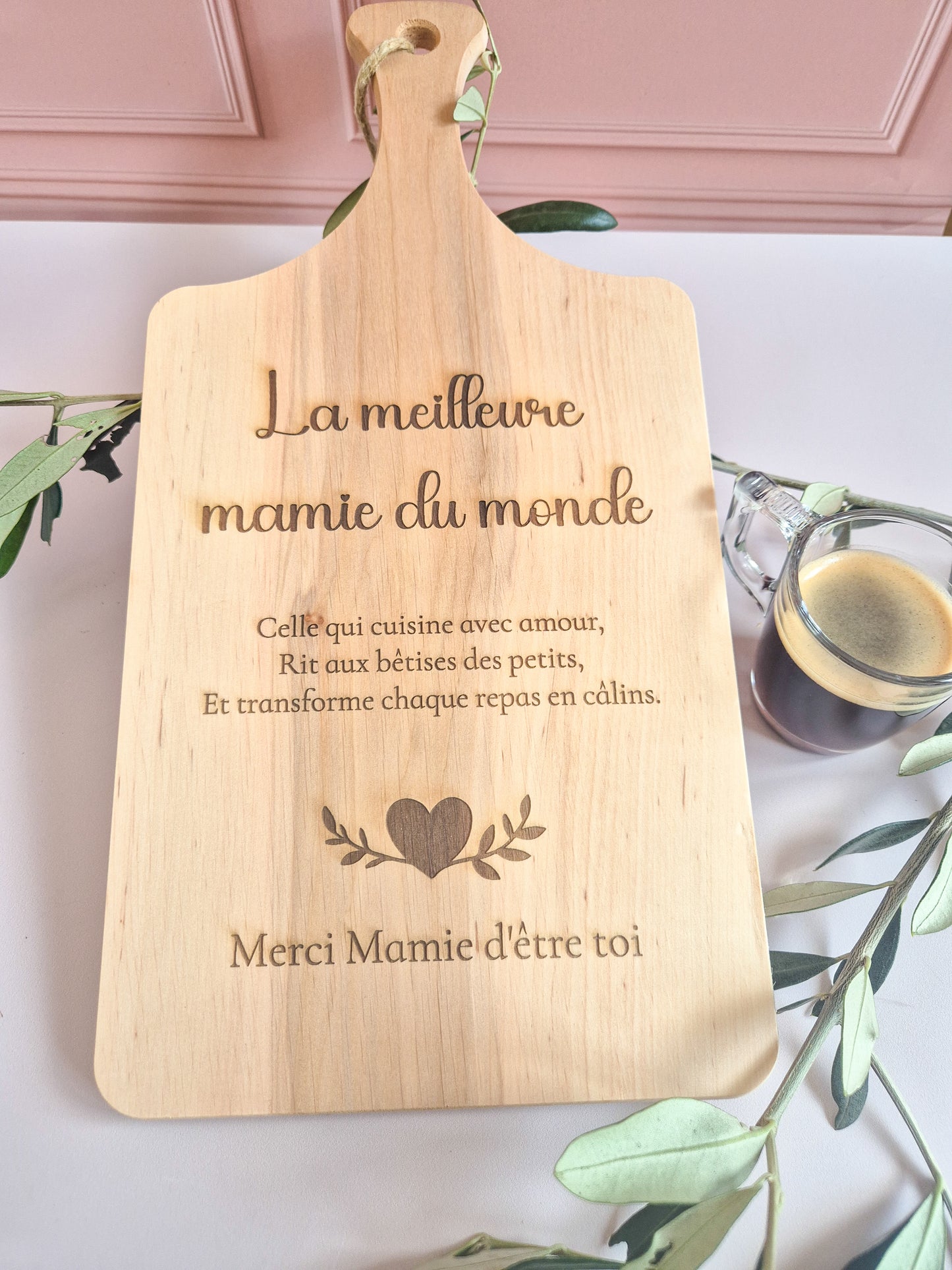 Planche à découper - Spécial Fête des Grands-Mères
