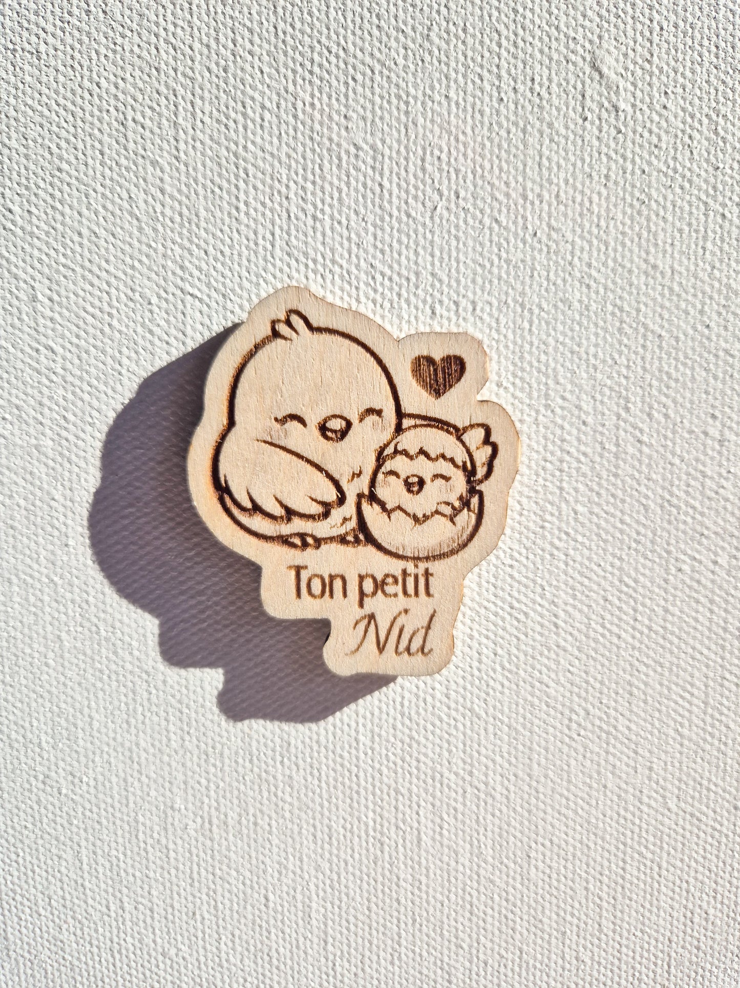 Mini magnet kawaii en bois – Collection douceur