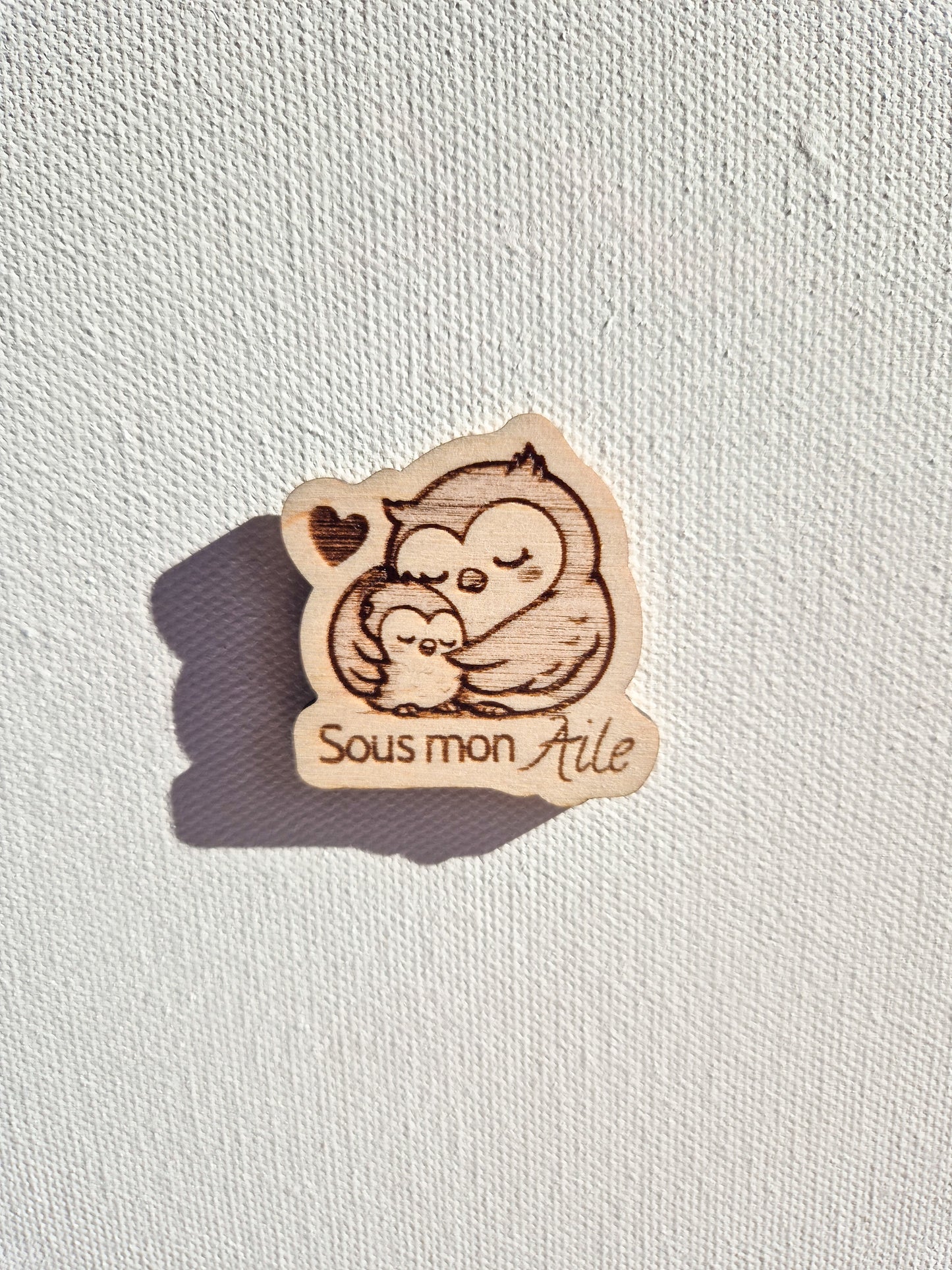 Mini magnet kawaii en bois – Collection douceur