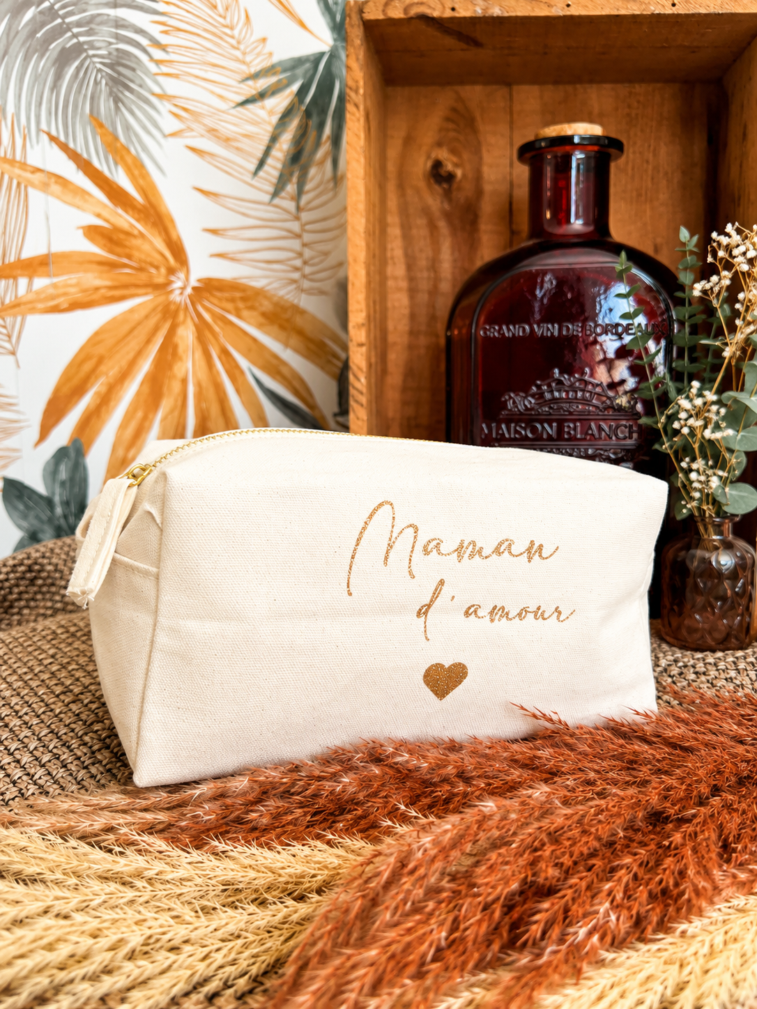Trousse de toilette - "Maman d'amour"