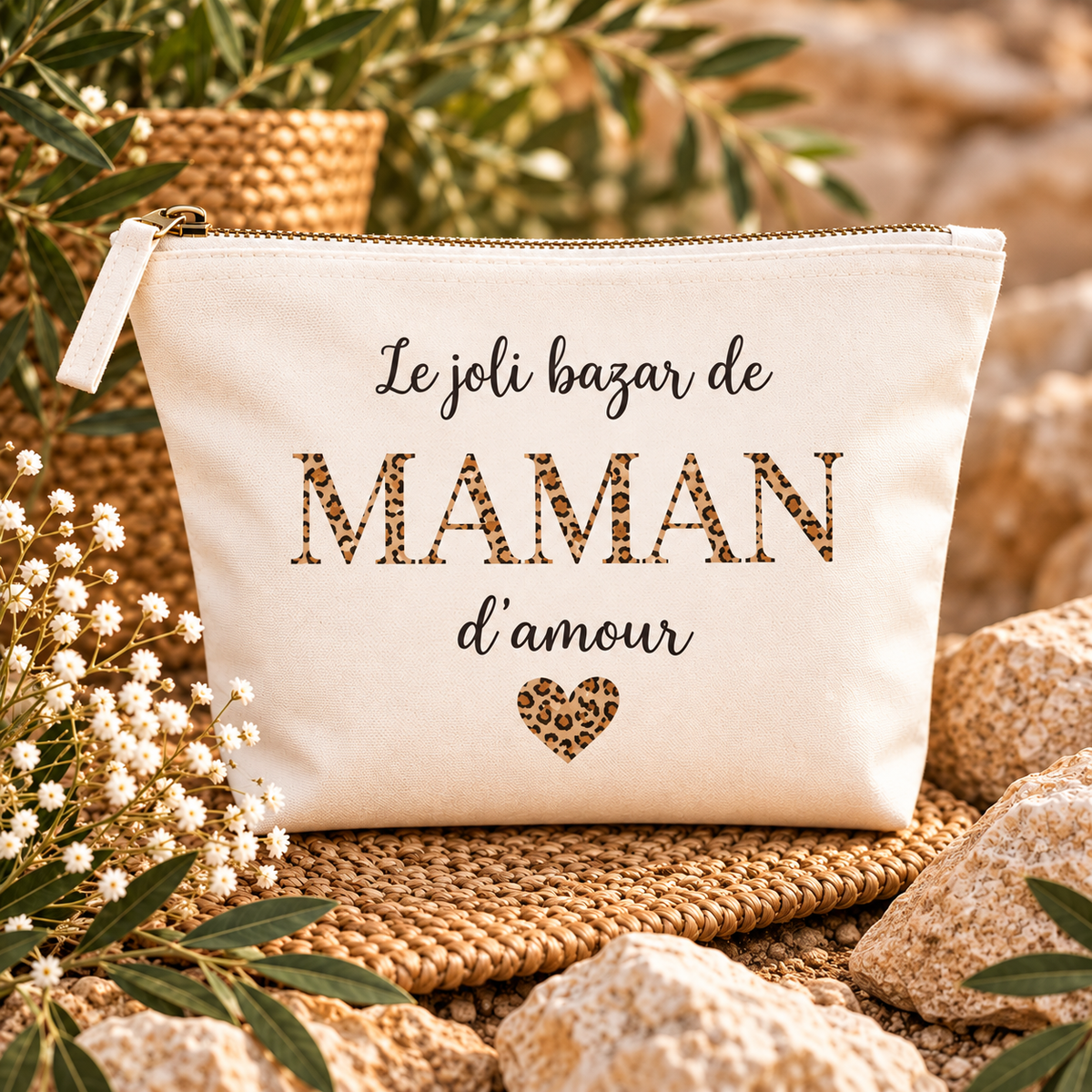 Pochette personnalisée – Coeur sauvage