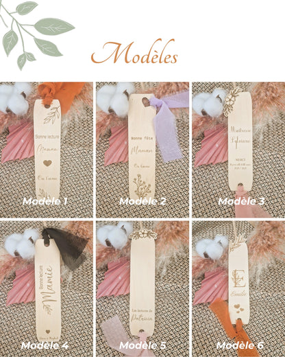 "Tendresse en Bois" - Marque-Page