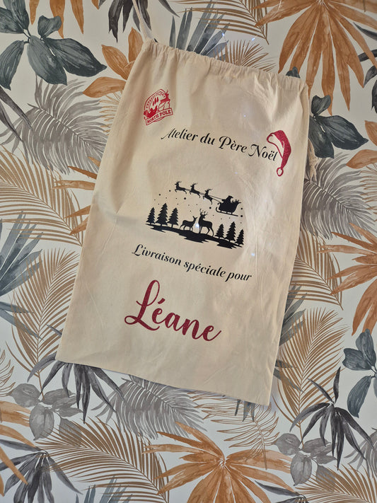 Hotte du Père Noël - "Village enchantée"